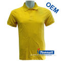 Hot sale Brazil yellow blank polo jersey, OEM polo t shirt , polyester soccer shirt wholesale